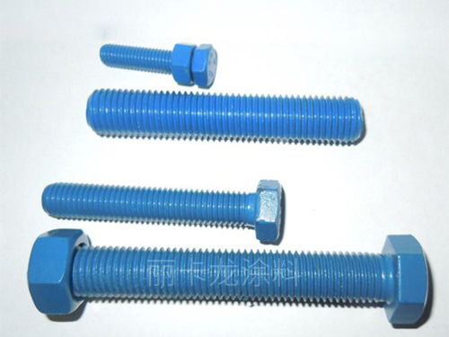 Special temperature-resistant and wear-resistant coating for screws